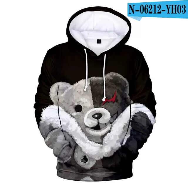 DANGANRONPA merchandise DHOODIE MONOKUMA cosplay costume Anime