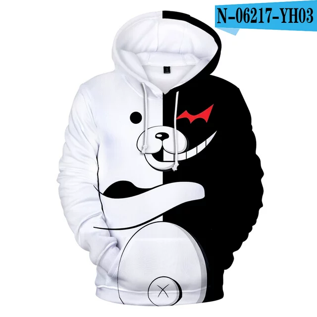 DANGANRONPA merchandise DHOODIE MONOKUMA cosplay costume Anime