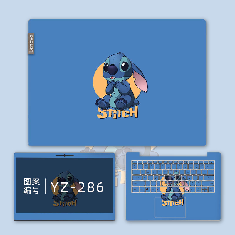 Laptop sticker 15 6 inches applicable Lenovo deliver Y7000 shell protective film small new air14 Pro14 2021 Custom Complete Cartoon Body Membrane Decoration 1