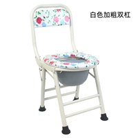 Белый большой коврик, туалет