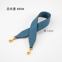 Джинсовая синяя (золотая пряжка) импортированная кожа того