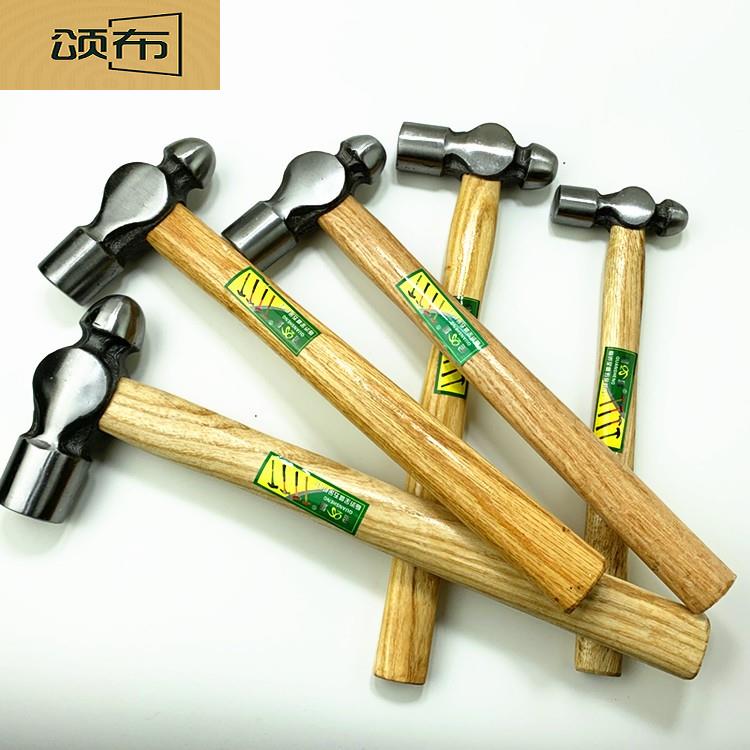  Hammer Head Hammer Steel Tube Handle Wooden Handle Round Head Iron Hammer Milk Hammer Steel Hammer Milk Head Hammer Milk Hammer Milky Hammer