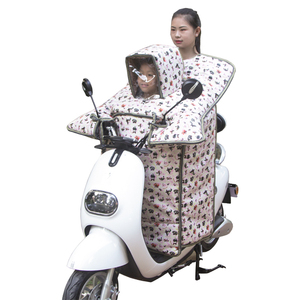 电动车挡风被冬季加绒加厚防风防雨