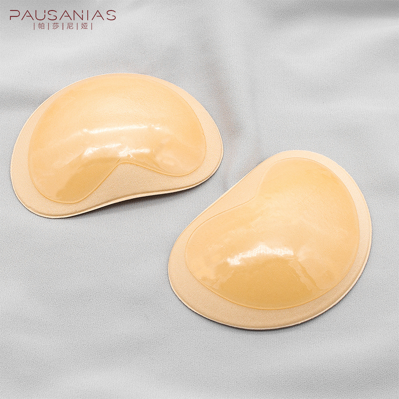 Pausanias Pashania Self-adhesive chest cushion inserts Thickened Sponge Cushion Swimsuit Underwear Mat small breasted bra cushion