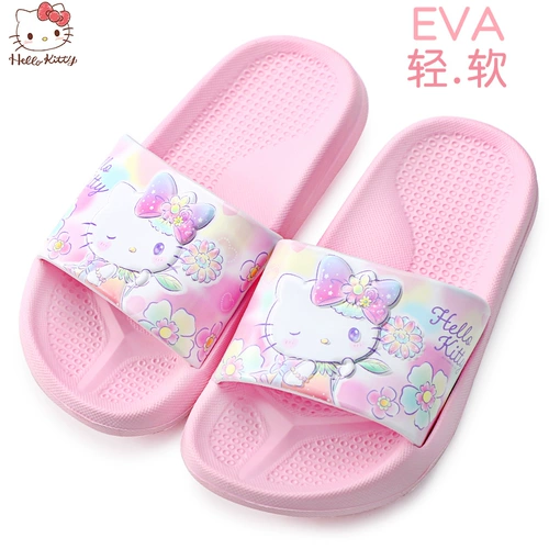 Hello kitty, нескользящие тапочки, дезодорированные слайдеры