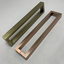 Chinese antique auspicious cloud gate handle glass door handle bronze black handle wooden door stainless steel door handle