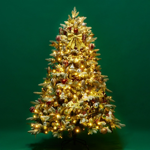 1,5 метра PE Рождественская елка Home Dopering Company Company Company Рождественская сцена 1,8 метра смоделировать снежную сцену Рождественская елка