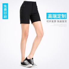 Пользовательские шорты 夏季休闲运动裤logo定制团队服工作服男女款纯色速干短裤超薄透气