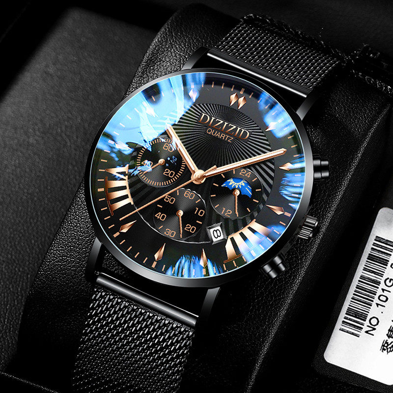 Tritium Gas Swiss Watch Men Students Mechanical Watch Trends Black Tech Fully Automatic Waterproof Luminous Electronic Quartz Watch-Taobao