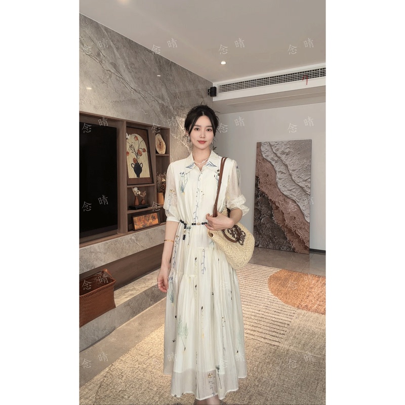 Liebeskuss【Romantic Holiday】Original Designer Dress 2026 Spring/Summer New Tencel Long Dress