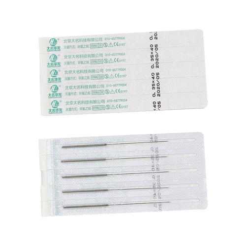 大名华龙 Одноразовое иглоукалывание, медицинская серебряная игла, 100 шт