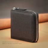 Бумажник подходит для мужчин и женщин, картхолдер для водительских прав, кошелек, сумка-органайзер с молнией, из натуральной кожи