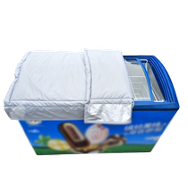 Refrigerator freezer sun protection sunshade power saving heat insulation cover beverage cabinet display cabinet waterproof dustproof cover cloth insulation cover