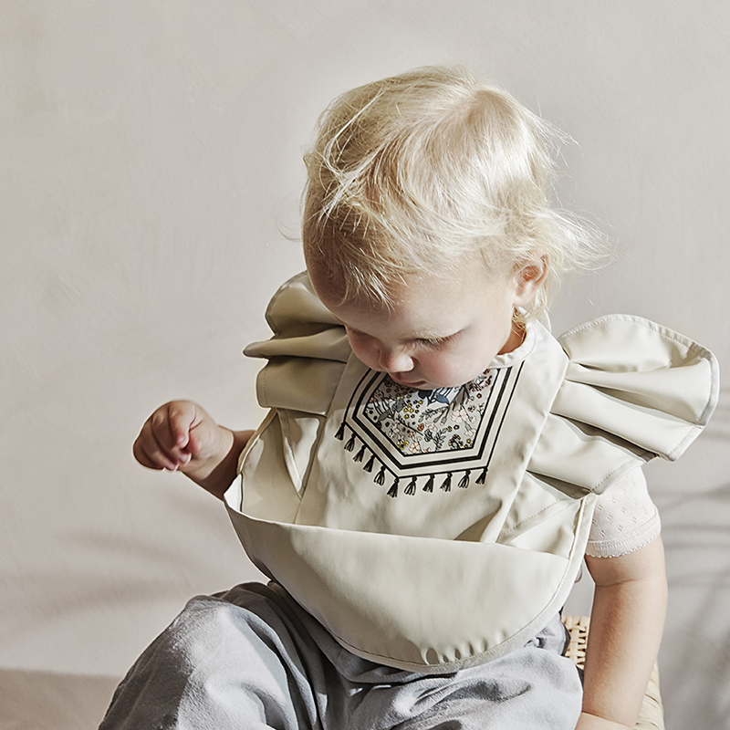Elodie Baby Bib Children's Feeding Bib Ultra-Soft Lightweight Bib Waterproof Toddler Drool Bib