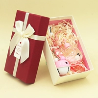 Розовая лампочка, колокольчик, подарочная коробка