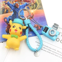 Зеленая шляпа Pikachu+Blue Laica+Sky Blue Rope