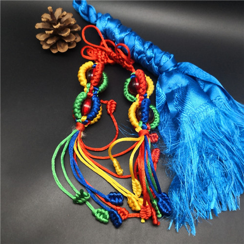 In addition to all the violations of fate and wishes to become the hope of the Jokhang Temple Vajra knot with beads five shares of vajra pestle unit price