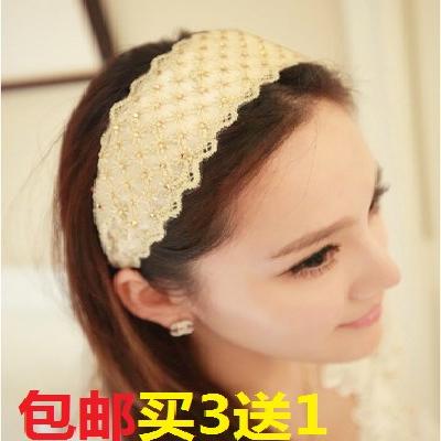 2014 hair accessories Korean wide-brimmed lace hairpins A variety of womens hair clips Korean style headbands