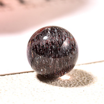 Natural boutique Super Seven blackcurrant bracelet ball female three round backbone Crystal strawberry Mica single bead DIY accessories