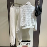 Белый пуховик, комплект, куртка, коллекция 2021, увеличенная толщина, в стиле Шанель