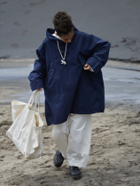 EviStub 21FW accommodating Tote bag structure Heavy Bound Navy retro seafarer Commuter Windsuit Cityboy