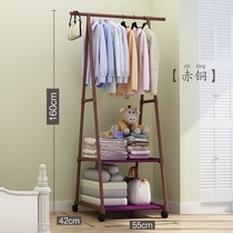 Floor Easy clothes hat rack Multi-functional practical towel rack Shoe hat rack combination hanging clothes hanger brief modern