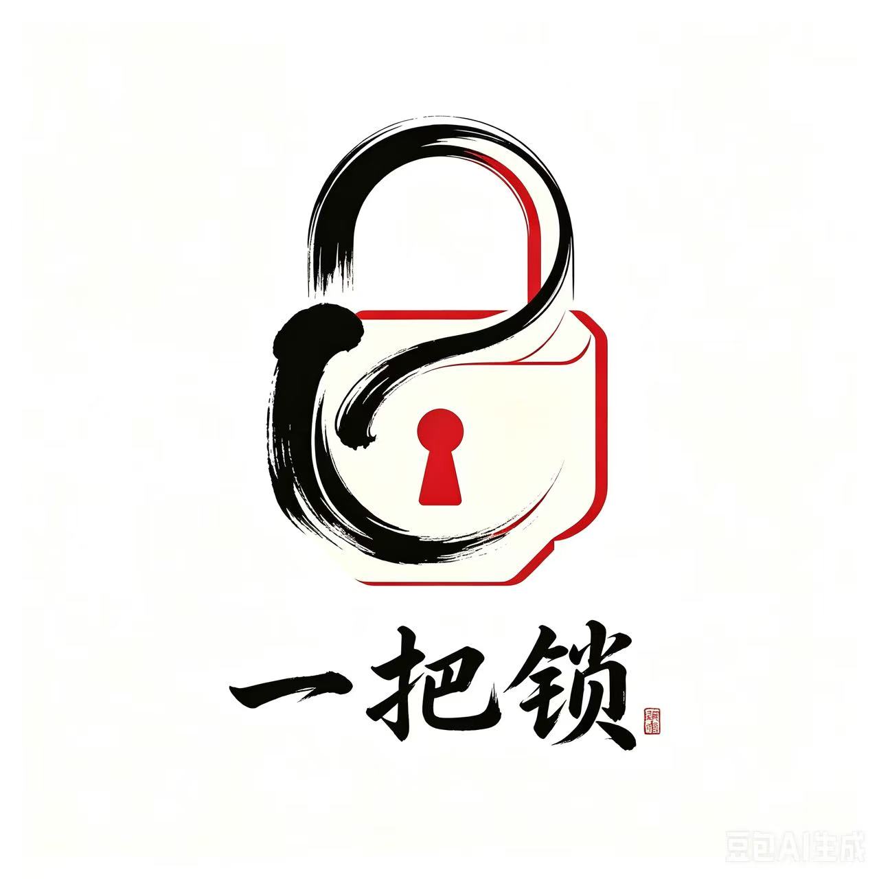 一把锁匠心坊的LOGO