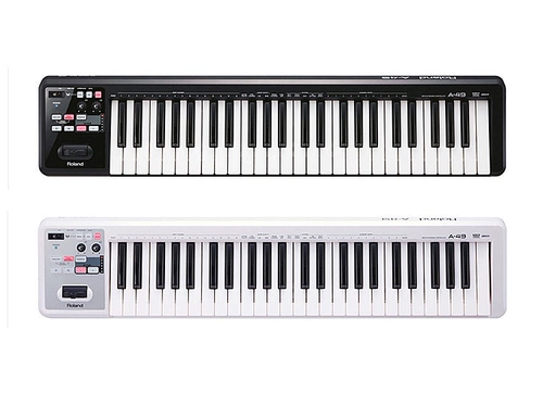 Roland Roland A49bk/WH Portable Professional Professional Controller Midi -клавиш