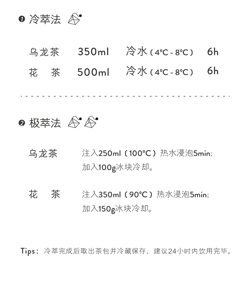 冷萃茶热泡茶冷泡茶袋泡茶5味10包