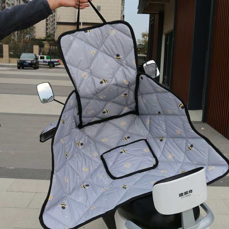 Electric motorcycle windshield quilt spring and autumn cold split medium thick battery car summer double-sided rainproof four seasons universal