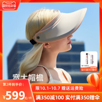 beneunder sun protection hat under banana female summer UV protection beach sun hat cycling empty top sun hat