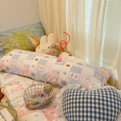 Pure Cotton Cartoon Cute Cotton Bench Pillow Pillow Detachable and Washable Leg Clip Special for Girls Side Sleeping Boys Adult