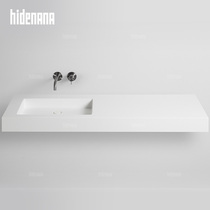 hidenana customized Nordic minimalist artificial stone bathroom cabinet combination solid wood bathroom wall-mounted wash basin