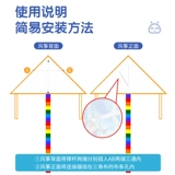 Воздушный змей, набор материалов, портативная барсетка для рыбалки, «сделай сам», граффити, ручная роспись