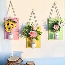 Small Room Renovation Supplies Rental House Themeber Wall Small Decorative Couple Bedroom Arrangement Bedside Background Wall Pendant