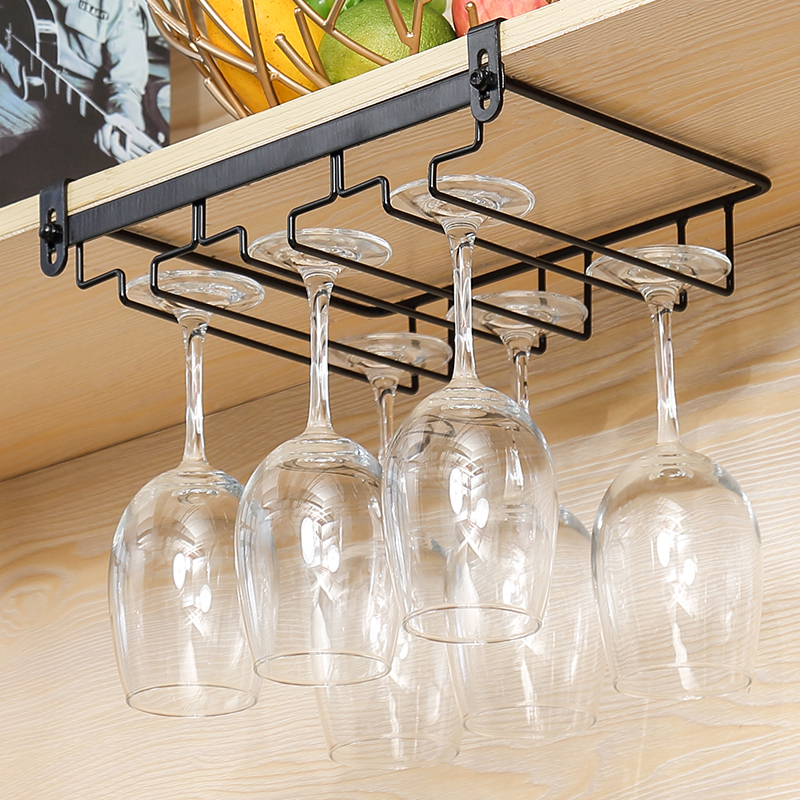 Creative Golden glass hanging red wine cup frame for wine cup holder household wine glass hanging wire