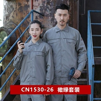 CN1530-26 Длинные рукава из полиэстера оливково-зеленого цвета