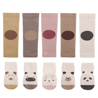 Jika bear cartoon split stockings thickened in winter