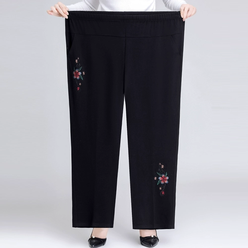 Демисезонные весенние осенние штаны для матери, свободный крой, для среднего возраста