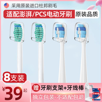 Suitable for surging Dutch PCS electric toothbrush head T-6S T-7S Sonic universal replacement soft bristle toothbrush brush head