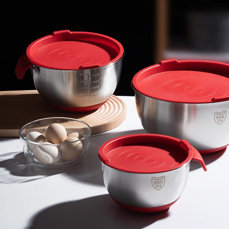 Kitchen Accessories Household Large Total Stainless Steel Rust Round Basin Wash Basin Baby Wash Bottle Special Basin Deep Basin Outdoor