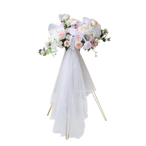 Welcome opening flower basket flower stand set high-end tripod store flower arrangement flower arrangement housewarming celebration simulated silk flowers