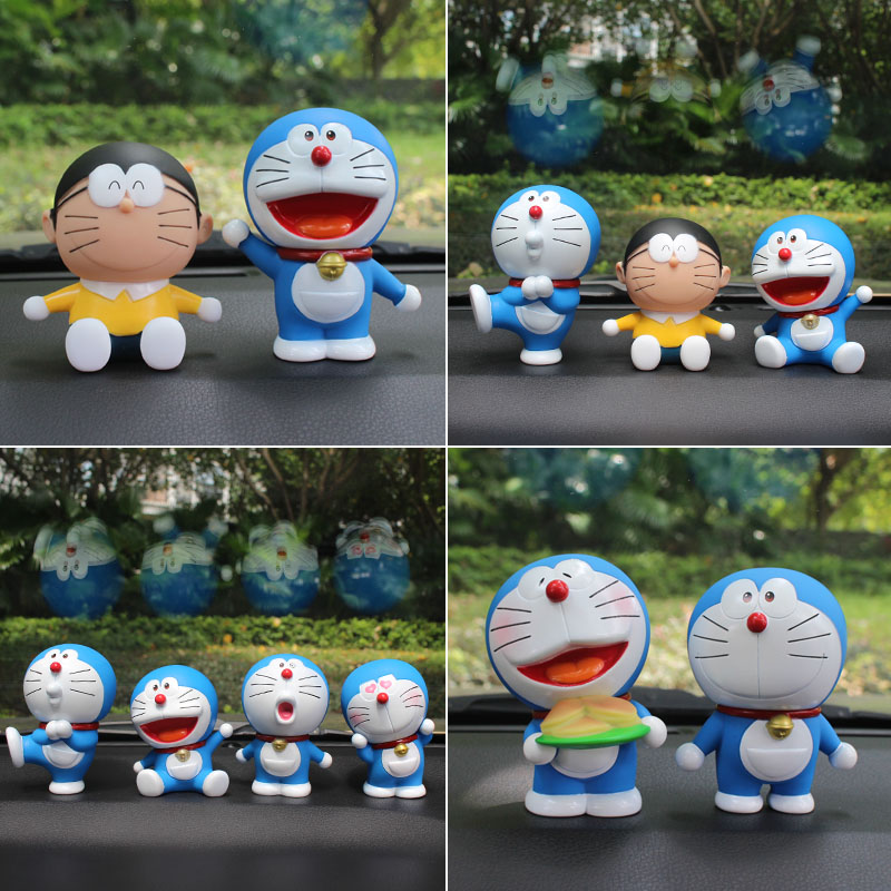 Car ornaments cute Doraemon car interior accessories robot cat center console doll creative car interior car decoration