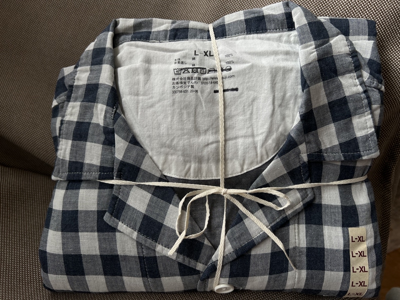 Hen Women'S/Men's Double-Layer Gauze Pajamas Homewear Set Soft Gauze