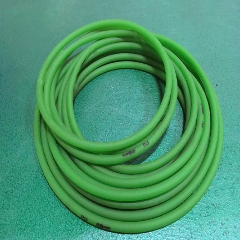 Polyurethane PU round belt Green coarse grain beef tendon round belt O-type rubber industrial seamless transmission drive belt