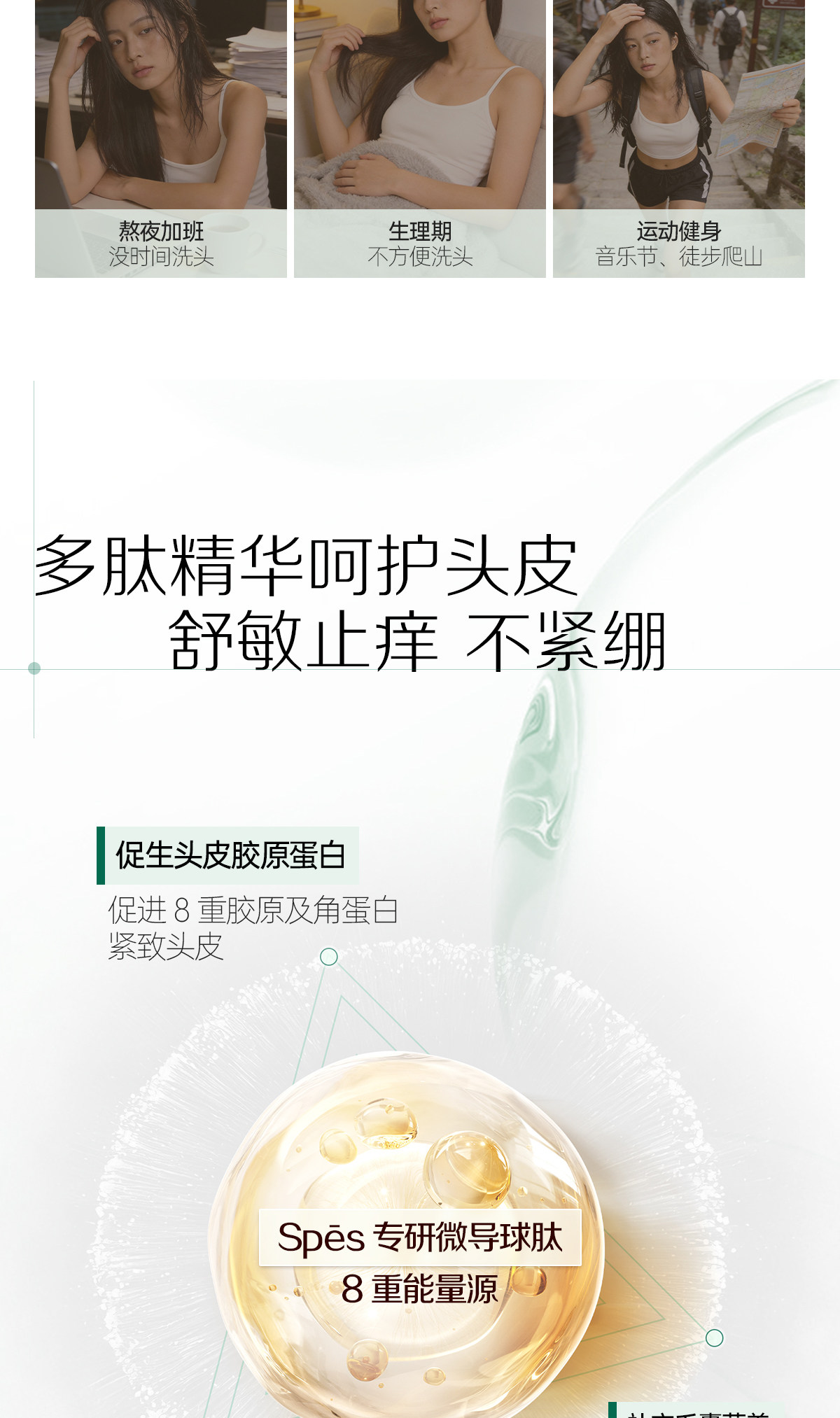 【中国直邮】 诗裴丝 干发喷雾 免洗蓬松头发 控油清爽 150ml*2(清甜柚香)
