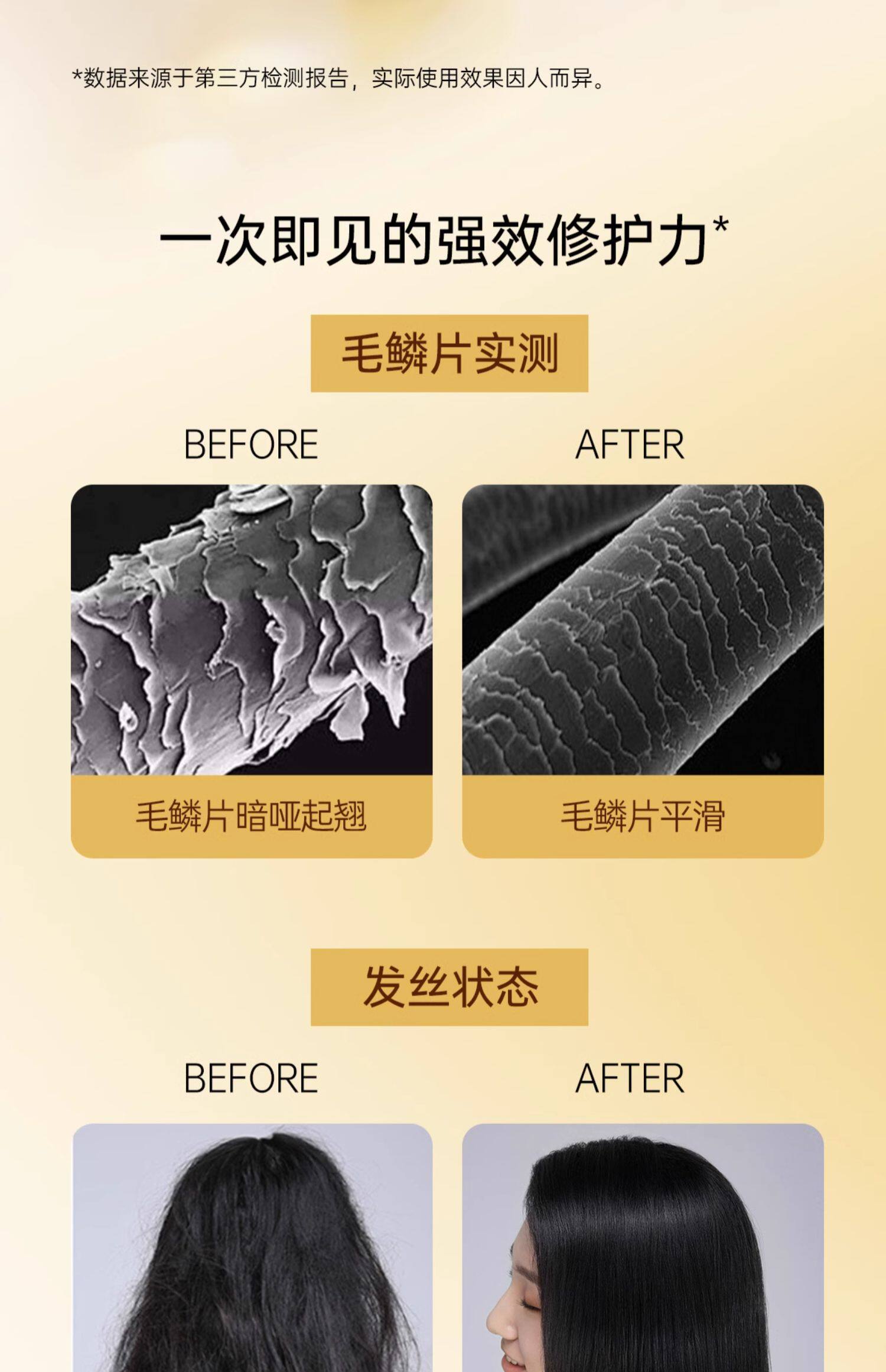 【中国直邮】  诗裴丝 护发精油 女防毛躁防静电头发柔顺修护干枯发烫染发神器 80ml