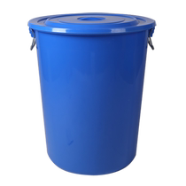 Thickened plastic bucket large household water storage bucket with lid durable round bucket extra large capacity rice pickle fermentation rubber bucket