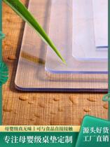 Table pad Students Write Desktop to Cut Waterproof and Prevention and Oil-free Table Cloth Tea Table Pad
