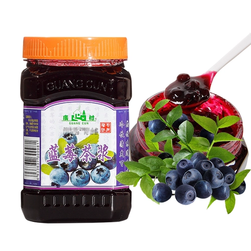 Отправить количественную ложку из Гуанкуна черничного фруктового чайного чайного соуса 1 кг фруктовый чайный соус соус хранилище молоко ингредиенты чай